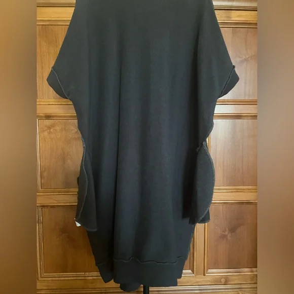 Yohji Yamamoto Sweatshirt Dress Charcoal Gray Size S - Picture 16 of 17